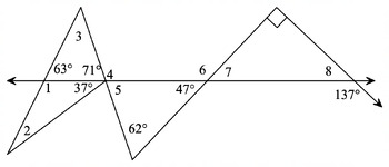 Preview of Geometry Diagrams - Triangles, Isosceles, Sum Theorem - Clipart - Geo Figures