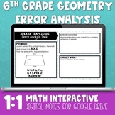 Geometry Digital Error Analysis