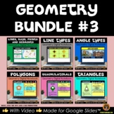 Geometry Digital Notebooks for Google Slides® Bundle 3