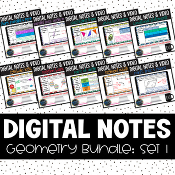 Preview of Geometry Guided Notes Bundle 1