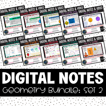 Preview of Geometry Guided Notes Bundle 2