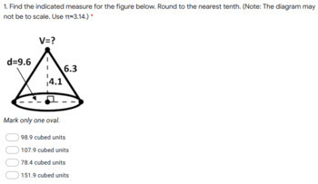surface area of cone questions