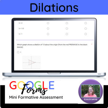 Preview of Geometry: Dilations Mini Formative Assessment