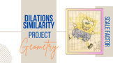 Geometry Dilations Cartoon/Logo Project for Similarity Unit