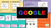 Geometry Distance Learning Parallel Lines Interactive Google Lesson Math