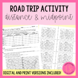 Geometry Distance & Midpoint Activity - CROSS CURRICULAR/R