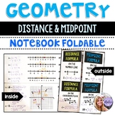Geometry - Distance and Midpoint Formulas Number Line Coor