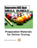 Geometry EOC Quiz MEGA BUNDLE