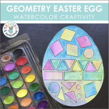 Preview of Geometry Easter Egg (Art/Math Bulletin Board)