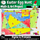Geometry Easter Egg Hunt Math & Art Project 2D Shapes Tria