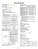 Geometry End of Course Cheat Sheet