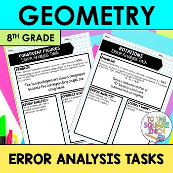 Preview of Geometry Error Analysis