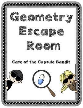 Preview of Geometry Escape Room - Case of the Capsule Bandit