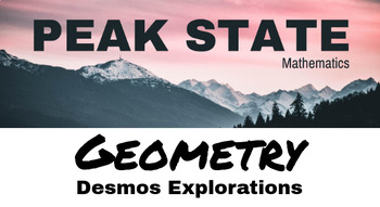 Preview of Geometry Explorations/Warm-Ups with Desmos