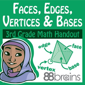 Preview of Geometry: Faces, Edges, Vertices, and Bases pgs.8-10 (CCSS)