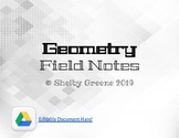 Geometry Field Notes