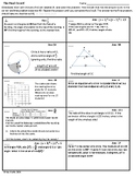 Geometry Final Exam Circuit, good SAT and ACT practice