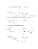 Geometry Final Exam Review Packet (with step-by-step answers)