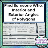 Geometry - Find Someone Who . . . Interior and Exterior An