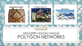 Geometry Finding Angles (Polygon Networks) - Winter/Holiday Theme