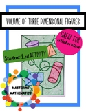 Geometry Finding Volume of 3D Figures