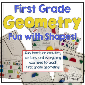 Preview of Geometry {First Grade}: Fun With Shapes!