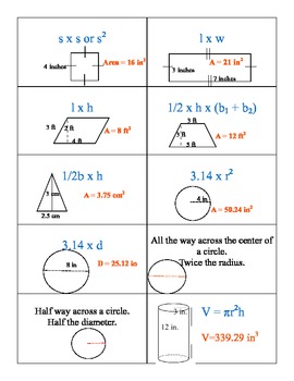 Preview of Geometry Flash Cards