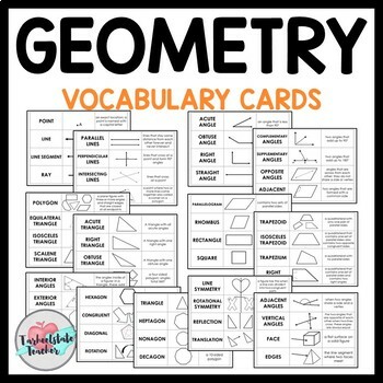 geometry vocab