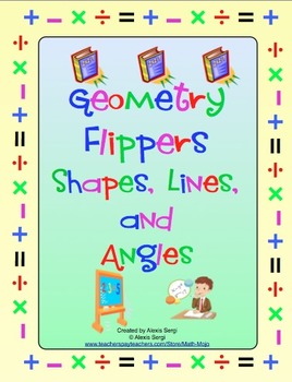 Preview of Geometry Flippers - Shapes, Lines, and Angles