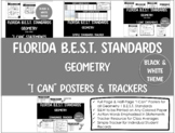 Geometry Florida B.E.S.T. Standards Posters & Trackers (Bl