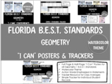 Geometry Florida B.E.S.T. Standards Posters & Trackers (Wa