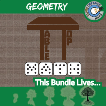 Preview of Geometry Game Bundle -- Small Group TableTop Practice Activities