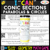 Geometry Game | Conic Sections | Parabolas & Circles