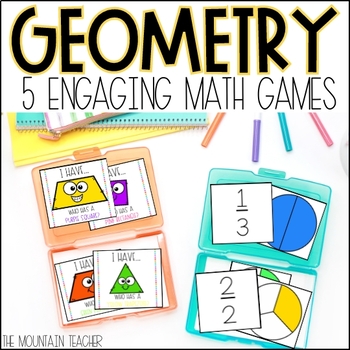 Geometry Games by The Mountain Teacher | Teachers Pay Teachers