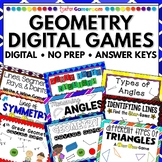 Geometry Games Bundle  | No Prep Digital Resources