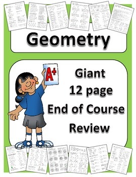 Preview of Geometry: Giant End of Course Review