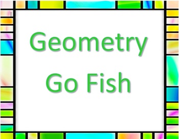 Preview of Geometry Go Fish