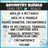 Geometry Google Forms Bundle