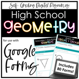 Geometry Google Forms Bundle- Digital Assignments