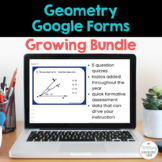 Geometry Google Forms Quiz Bundle