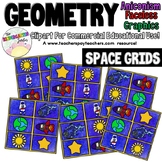 Geometry Grids | Space Themed Clipart