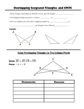 delta math basic triangle proofs congruence only no cpctc