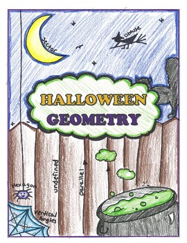 Preview of Halloween Geometry Distance Learning Project