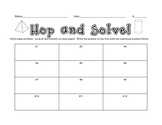 Geometry: Hop and Solve (3D Shapes)