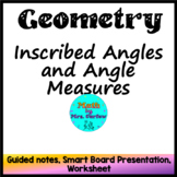 Geometry - Inscribed angles and angle measures