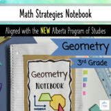 Math Geometry Unit - Grade 3 Alberta - Interactive Math Notebook
