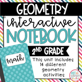 Geometry Interactive Math Notebook for 2nd Grade