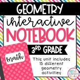 Geometry Interactive Notebook for 3rd Grade