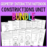 Geometry Interactive Notebook:  Constructions Unit Bundle