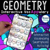 Geometry Activity Interactive VocAPPulary™ - Math Vocabula